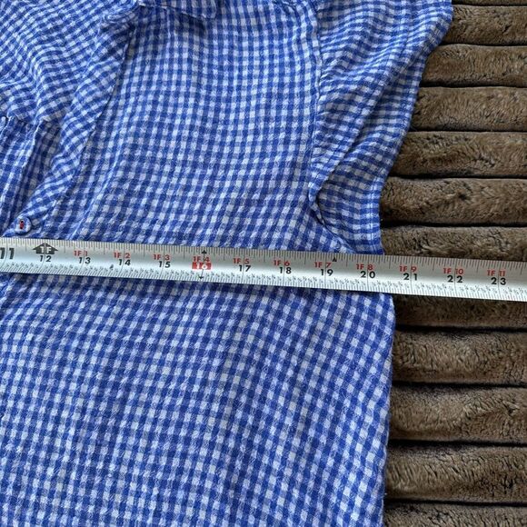 🎉5 for $45🎉 jane and delancey top Blouse Shirt Size S Blue - Picture 6 of 6